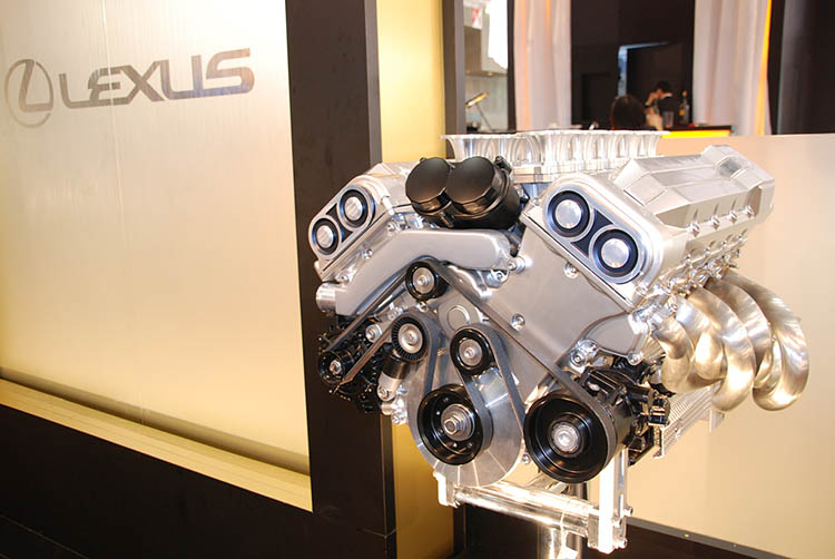 lexus lfa v10 engine stand